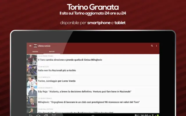 Torino Granata android App screenshot 0