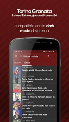 Torino Granata android App screenshot 1