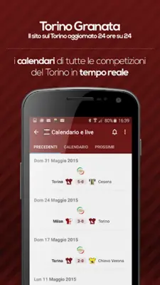 Torino Granata android App screenshot 3